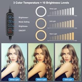 thumbnail of Ring Light LED 4.7 Pouces 3 Modes USB Pour Selfies et Vlogs YONIS