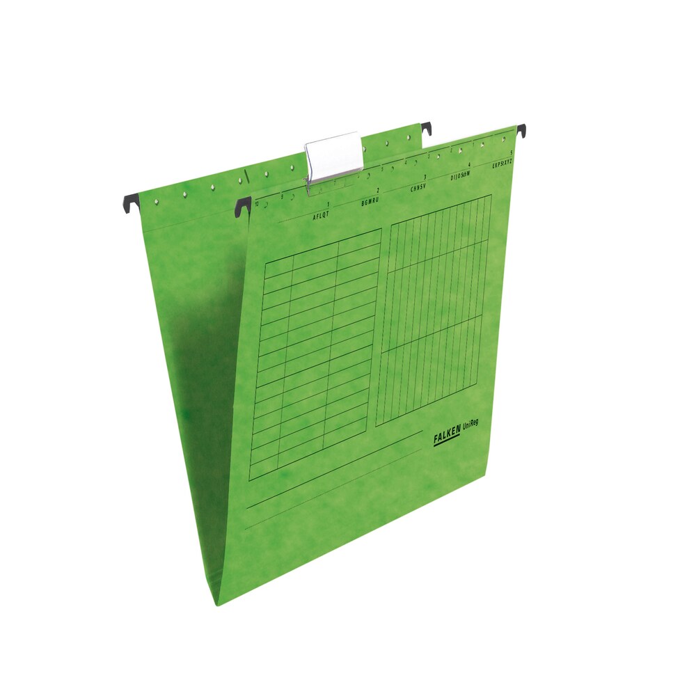 Falken, Hängemappe UniReg, 230g/m2-Kraftkarton, seitlich offen