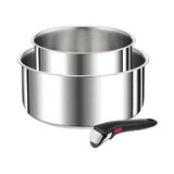 thumbnail of Tefal Série De 2 Casseroles Inox 16 20cm + Poignée L9739302