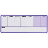 thumbnail of Organizador semanal magnético NOBO 140X360 mm, violeta.