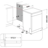 thumbnail of Lave-vaisselle largeur 60 cm WFC3C42P