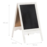 thumbnail of Biscottini Tafel - Staffelei - Wandtafel - Doppelseitige Tafel aus Holz - Tafel beschreibbar mit Kreide - Tafel für Innen und Außen