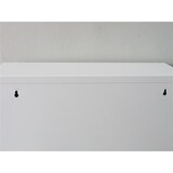 thumbnail of Pisa Schuhschrank mit 6 Klappen/ Türen in Metall weiss.Fertig montiert geliefert.