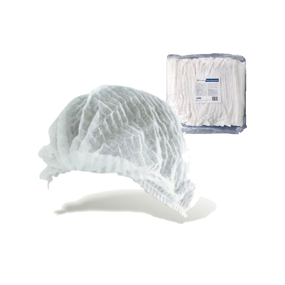 Charlottes à Cheveux Jetables Taille Unique - Sachet de 2000 pièces - Blanc