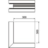thumbnail of OBO Bettermann Außeneck GA-SA70170RW 6279110