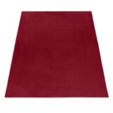 thumbnail of Teppich Schlafzimmer Unifarben Elegant Waschbar Strapazierfähig Wohnzimmer Esszimmer Pflegeleicht Rot 240x340 cm – NECKAR von Kadima Design