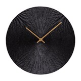 thumbnail of Horloge à poser Soleil noir 25 cm en   -  Rond Métal Table Passion 25.00x25.00 cm