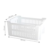 thumbnail of GILAC Caisse ajourée empilable emboîtable 400 x 300 x 175 mm - 14 L - 2 couleurs - 14 L - Blanc G184001