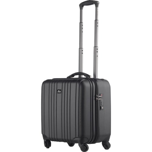JSA 2 in 1 Trolley Reise- und Businesskoffer schwarz matt 45554