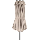thumbnail of tectake Dubbele Parasol Silia 460x270 cm met 3 windvakken - beige - 404253