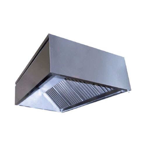 Campana Extractora Industrial Invertida 1000x900x500 Acabado satinado