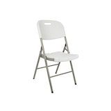 thumbnail of Klapstoel, inklapbaar, weerbestendig, handgreep, maximaal 300 kg, wit