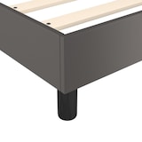 thumbnail of vidaXL Boxspringbettgestell Grau 180x200 cm Kunstleder