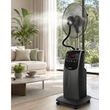 thumbnail of O'FRESH Innenraum Nebelventilator 135 cm - 80W - 3 Geschwindigkeiten - Touchscreen - Luftionisator - Duftöldiffusor - Mückenschutz - 14 Std. Laufzeit