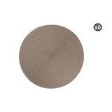 thumbnail of Excelsa set 6 sets de table Round plastique D36 gris