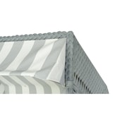 thumbnail of Strandkorb deVries Profi Ostsee Fehmarn - PE grau - Modell 989