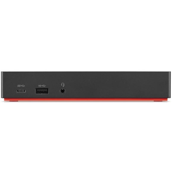 Lenovo 40AS0090EU Notebook-Dockingstation & Portreplikator Verkabelt USB 3.2 Gen 1 (3.1 Gen 1) Type-C Schwarz