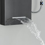 thumbnail of BERND | Painel de duche premium Chuveiro de chuva em aço inoxidável|de massagem preto mate Sistema de duche|Torneira misturadora Misturadora de duche