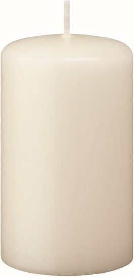 Flachkopf-Stumpenkerzen Elfenbein 120 x Ø 70 mm, 12 Stück