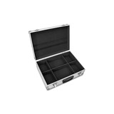 thumbnail of Transport-Koffer silber mit Alurahmen | 440x300x130mm | Alukoffer - Würfelschaum