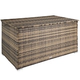 thumbnail of tectake Coffre de jardin Oslo structure en aluminium 145x82,5x79,5cm - marron naturel - 404247