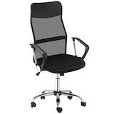 thumbnail of HOMCOM Silla de Oficina Giratoria Ergonómica Sillón de Escritorio de Malla con Ruedas de PVC Respaldo Alto Carga 120kg Negro