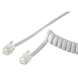 thumbnail of Goobay 50246 Telefonhörer-Spiralkabel CCA (kupferkaschiertes Aluminium), 2 m, Weiß - RJ10-Stecker (4P4C) > RJ10-Stecker (4P4C)