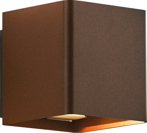 GHEE EVO - 10W LED-Außenleuchte IP65, verstellbar 30-130°, 3000K, Corten, Designleuchte - Rossini Group