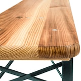 thumbnail of tectake Conjunto de 3 piezas plegables RALF con mesa y bancos de madera  marrón - 402189