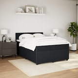 thumbnail of vidaXL Boxspringbett mit Matratze Schwarz 160x200 cm Samt