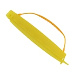 thumbnail of Schneider - Verschluss-Clip 285 mm gelb mit Griff, aus PP, 1 Stück = 4 Clips