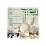 thumbnail of Batterie de cuisine 14 pièces Antiadhésif en Granit beige - Tous feux dont induction Just perfecto JL-888 usage non-intensif Just Perfecto