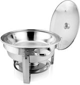 thumbnail of METRO Professional Chafing dish, acciaio inox/vetro, 5L, rotondo, con coperchio in vetro