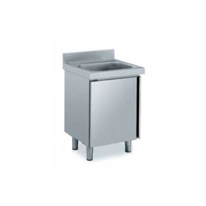 Fregadero Industrial de Acero Inox 1 Cubeta con Puerta Gama 700 Distform