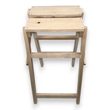 thumbnail of Scaletta sgabello 3 gradini domestico in legno chiudibile salvaspazio Bobby