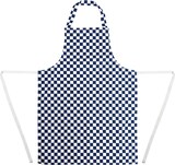 thumbnail of Gastronoble Whites Latzschürze blau weiß kariert