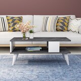 thumbnail of Skye Decor, Ayca- Ayca OLV, Schwarz,Weiß, Couchtische, 40x90x45 cm, 100% Melaminbeschichtete Partikelplatte