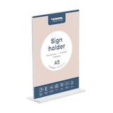 thumbnail of Europel Présentoir de Table T-standard A5 Portrait Acrylique  - 10 pièces