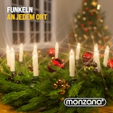 thumbnail of Deuba LED Weihnachtsbaumkerzen Kabellos 40er Set Warmweiß