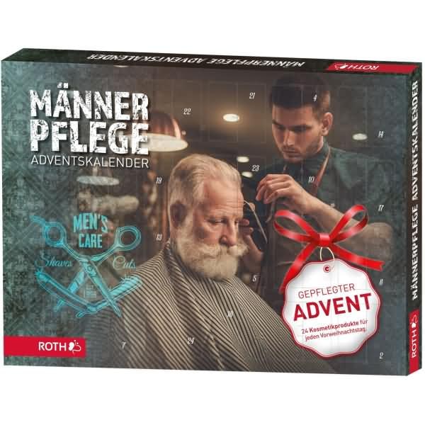Adventskalender Männerpflege bestückt