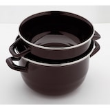 thumbnail of Baumalu Mosselpot emaille zwart ongemerkt 24 cm 312841