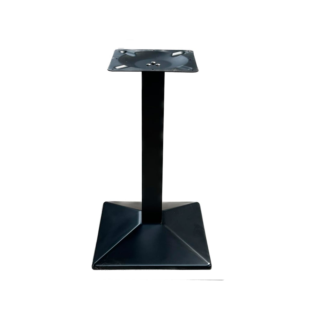 Pie de mesa Piramide metalico color negro