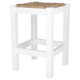 thumbnail of MUEBLEAR - Rustikaler Hocker niedrig Weiß