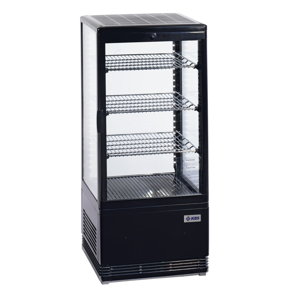 Tischkühlvitrine RT-78 G LED (schwarz)