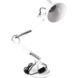 thumbnail of Retro Schreibtischlampe Arbeitslampe EDO PIXI E27 Weiß mit Clip