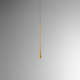 thumbnail of Dafne - Lámpara colgante LED oro 7W 3000K IP20 - Plafón LED de diseño minimalista en aluminio - Fuente de alimentación incluida - L. máx 190cm