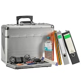 thumbnail of Alumaxx Pilotenkoffer Trolley Business Aktenkoffer Alu Koffer Omega Laptop Notebook 17" 45122