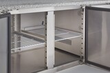 thumbnail of GastroHero Pizzatisch ECO 2-7 mit Granit-Arbeitsplatte Kühltisch 2 Türen 7 Schubladen Pizza Vorbereitungstisch 2025x800 mm Umluftkühlung -2 bis +8 °C