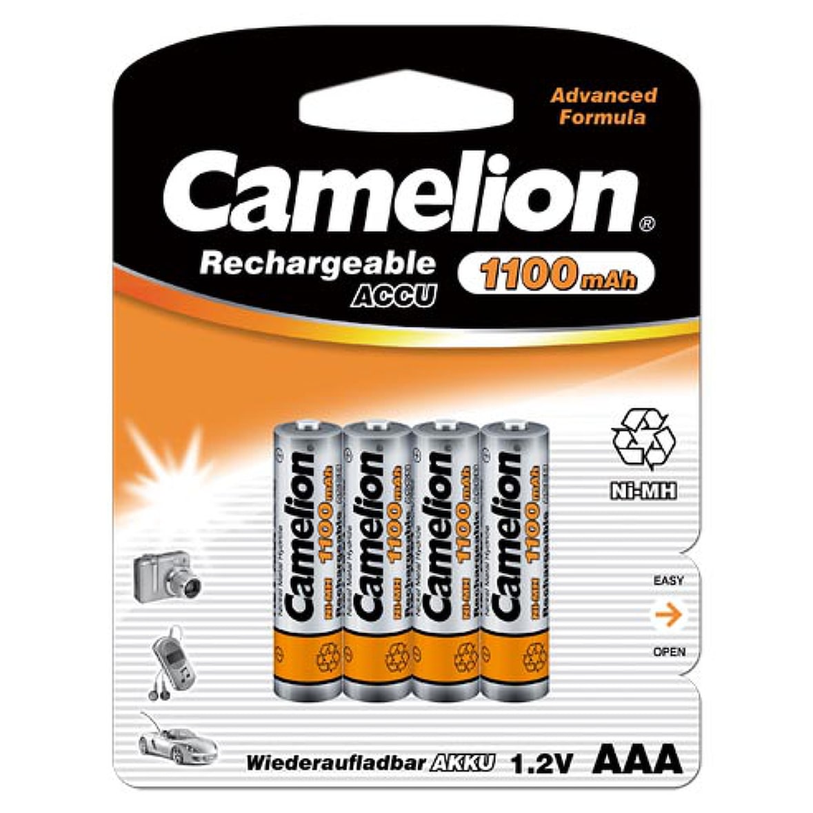 Camelion Akku HR03 Micro AAA für tiptoi Stift 1100mAh 4er Blister