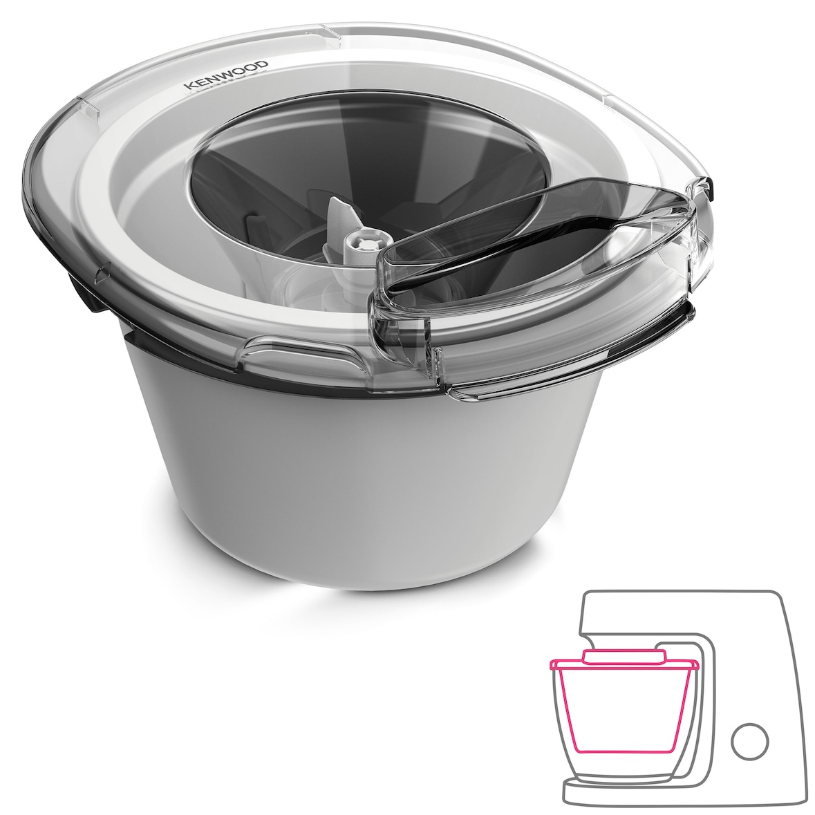 Kenwood Eisbereiter KAX71.000WH für alle Chef & Chef XL Modelle